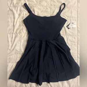 Hollister Blue Sleeveless Scoop Neck Sundress
